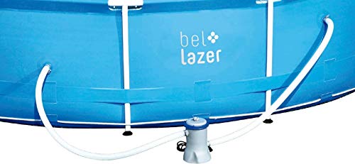 Bomba De Filtragem P/1250 L/hr-110v Bel Fix Cinza E Azul