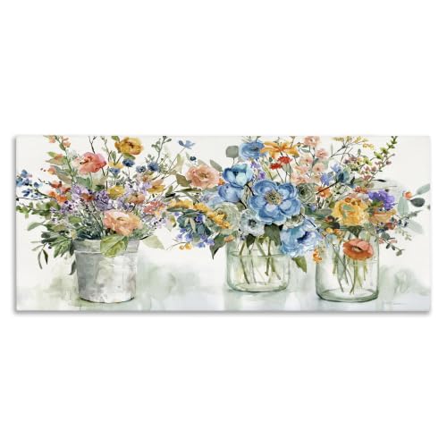 Stupell Industries 'French Cottage Flower Jars'| Canvas Art