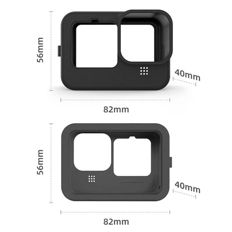 REFLEX CAMERA Protective Waterproof Silicone Sleeve Lens Cover Body Case with Lanyard for GoPro Hero Action Camera Durable Protection, Anti-Scratch, Shockproof, Perfect for Outdoor Sports & Adventure