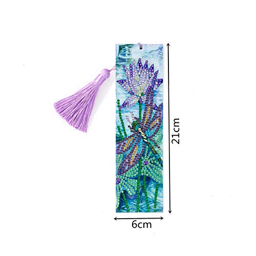 Kongxin - Segnalibro 5D fai da te con diamanti