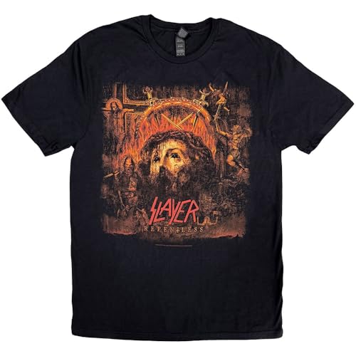 T-Shirt Homme Repentless Rock Off avec impression sérigraphie durable