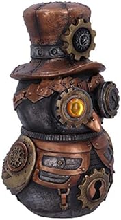 Nemesis Now Hootle 22.7cm Steampunk Owl with Top Hat Figurine, Bronze D5413T1