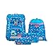 Step by Step Schulranzen-Set FIT „Dolphin Finja“ 5-teilig, blau, Delfin-Design, ergonomischer Tornister mit Reflektoren, höhenverstellbar mit Hüftgurt für Mädchen ab der 1. Klasse, 19L