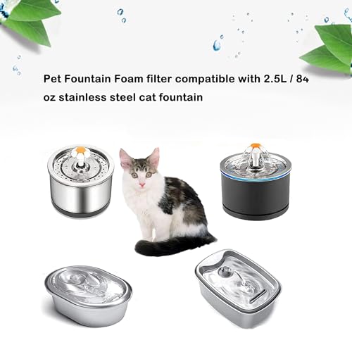 Filtro de espuma para fuente de agua para mascotas 16 packs miniatura 4