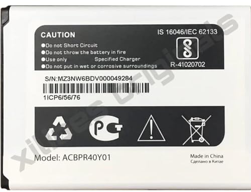 Image of ACBPR40Y01 Battery for yureka yu aace 5014 Mobile Battery with 6 Month Warranty**** (C238)
