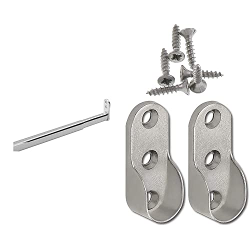 Tringle à vêtements télescopique argentée pour optimiser les petits placards et armoires - 2