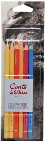Conté à Paris Portrait Pastel Pencil (Pack of 6)