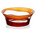 Miska miska na owoce salaterka Elements pomarańczowa czerwona 21 cm kryształ