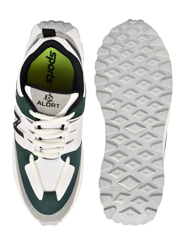 Image of CHICAGO-01 Stylish Casual Mid Top Sneaker and Trendy Shoes with Laces for Men & Boys, Perfect, College, Parties and Outings, Lightweight, Comfortable, and Durable for All-Day Use