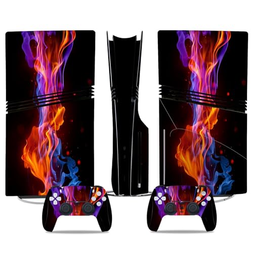 Pasprt PS5 Pro Skin Set Anime Flammen Design