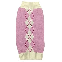 Amazon.com : Argyle Knit Dog Sweater for Girl Dogs Cats