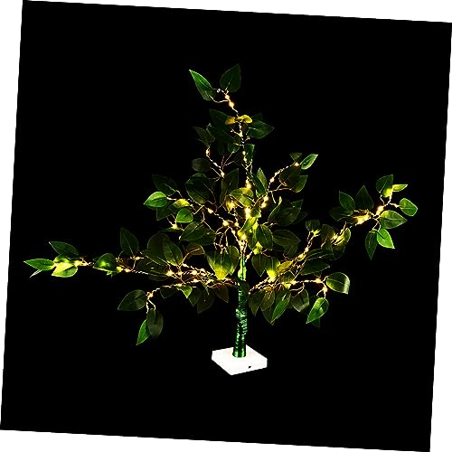 Hemobllo Tree Lamp Ornament Realistic Modeling Light up Tree Decor for Room Layout Home Decor Lamp