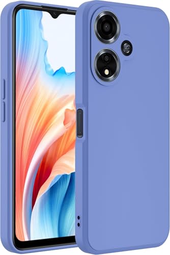 Image of A rtistque Liquid Silicone Back Cover Case for Oppo A59 5G Shockproof TPU Soft Flexible with Camera Protection - Blue