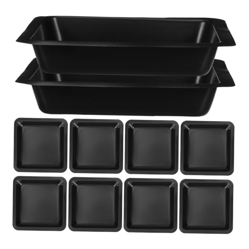 IMIKEYA 10pcs Plastic Weighing Pans Lab Weighing Trays Microwaveable Lab Dishes for Powder Industrial Use