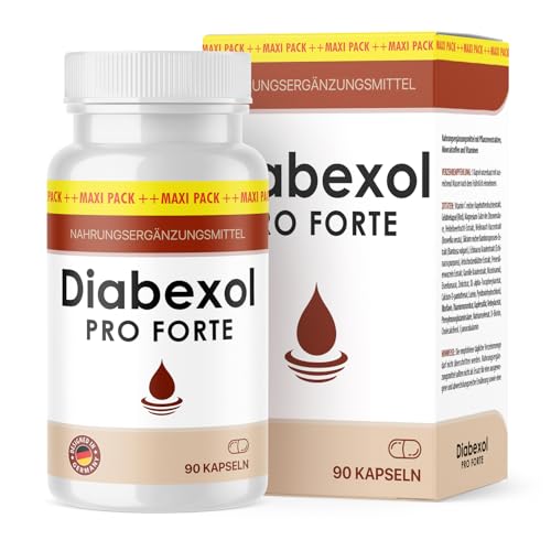 Diabexol Pro Forte cápsulas | Para el equilibrio físico | Máxima calidad y pureza | Contenido: 90 cápsulas