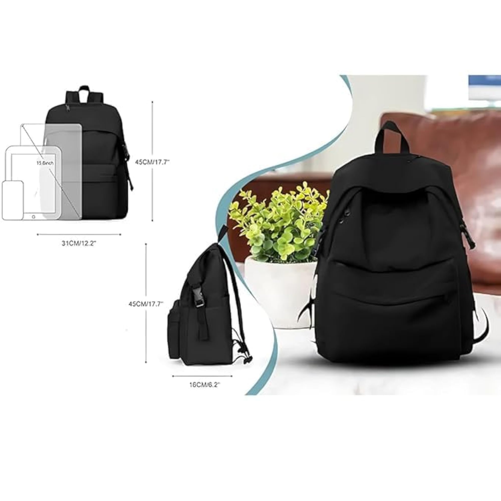 CHATKANI PRINT BACKPACK for Casual Use