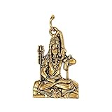 Generic MITRA'S-ONLINE Pendant Locket Lord Handmade Art Gold Plated Jewelry for Men,Women & Girls, Boys (golden_shiv_pendant)