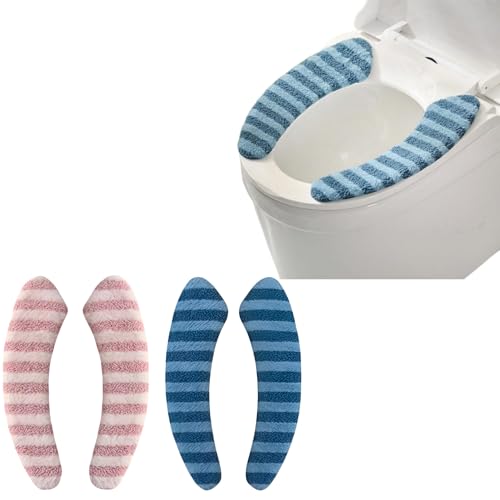 Azragon Toilet Seat Cover Washable Warm Pads-Plush Toilet Se