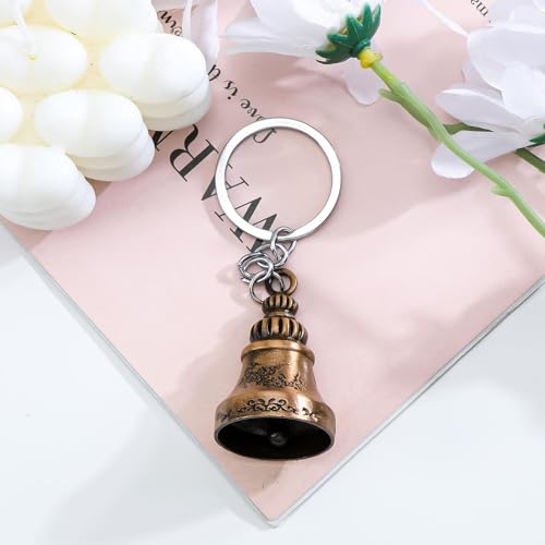 Image of Guardian Bell for Bike, Protective Motorbike Accessory Set of Three, Durable Bicycle Guardian Bell Keychain for Enhanced Riding Safety, Compact Design with Easy Installation