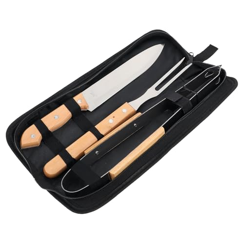 Kit de herramientas para parrilla NUOBESTY en acero inoxidable miniatura 1