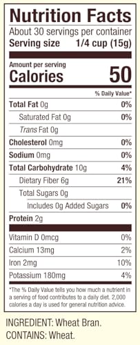 Image of Bob's Red Mill Wheat Bran, 16oz (4 Pack)