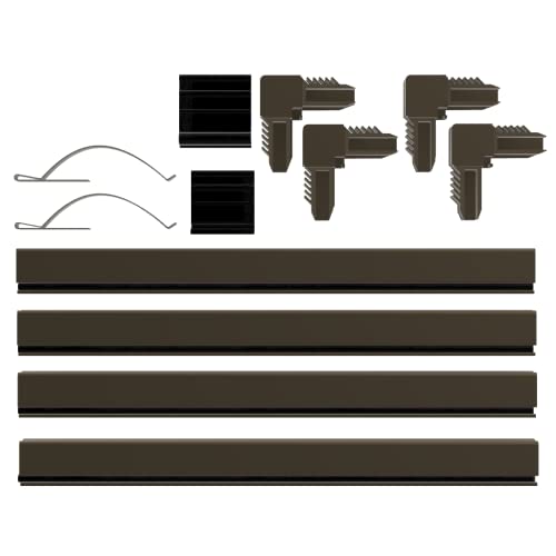Custom DIY Window Screen Replacement Frame Kit (48\" - 5/16 X 3/4, Bronze) DIY Window Screen Repair - Thumbnail 2