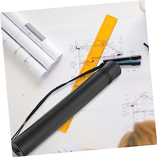Image of MAGICLULU Telescoping Poster Tube Shoulder Strap Storage for Posters Prints Maps and Drawings Reusable Artwork Holder for Organization