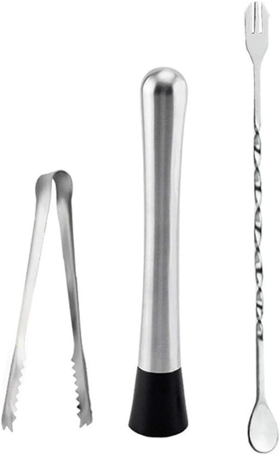 Bartender Cocktail Shaker Set 750ML/550ML kit Bartender Kit shakers Stainless Steel Bar Tool Set with Stylish Bamboo Stand (Size : Style 2) ()