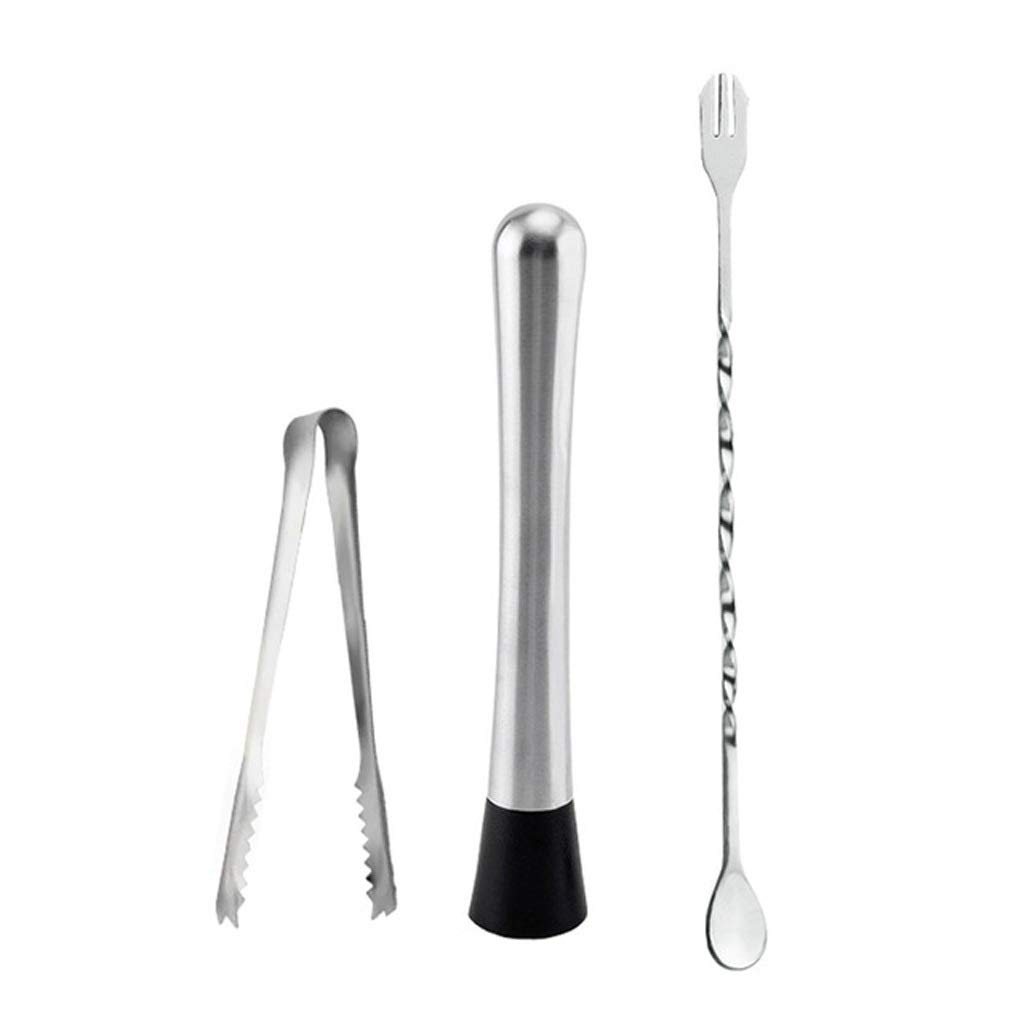CocktailSet 750ML/550ML Kit Bartender Kit Shaker Set di Attrezzi da Bar in Acciaio Inossidabile con Elegante Supporto in bambù (Dimensioni : Style 2) (Style 4)