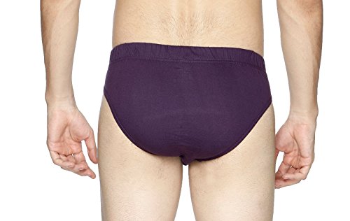 Image of Semantic Men's Solid Cotton Brief Underwear - Pack of 3