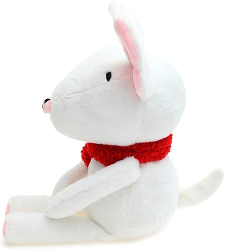 Miniatura 4 de Millffy Lindo juguete de peluche Bull Terrier para perro, muñeca suave para bebés, niños, regalos de cumpleaños (11.8 pulgadas)