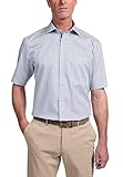Kragenform: New Kent eterna Comfort Fit Hemd Halbarm New Kent Kragen Muster blau Größe 44