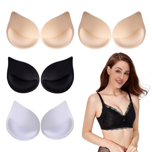 Rbleote Bh Einlagen Push up 4 Paar Bh Polster Einlagen,Push up Pads...