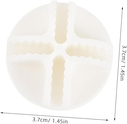 Miniatura 2 de Organizador modular Conectores de armario 20pcs ABS Conectores de plástico para almacenamiento de cubos Blanco 0.157 in para instalar