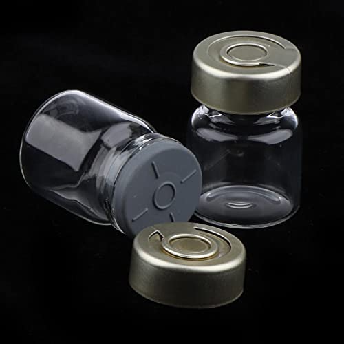 UJEAVETTE® 20Pcs Empty Sterile Glass Sealed Serum Vials Bottles Liquid Containers 3ml - Image 5