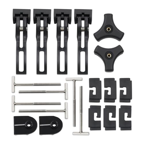 Qzojcoi Truck Tonneau Cover Clamps Bakflip Replacement Parts, Fits Hard