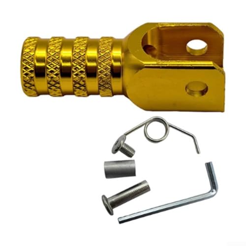 Leva del cambio per moto, in alluminio, per una guida fuoristrada affidabile (giallo)