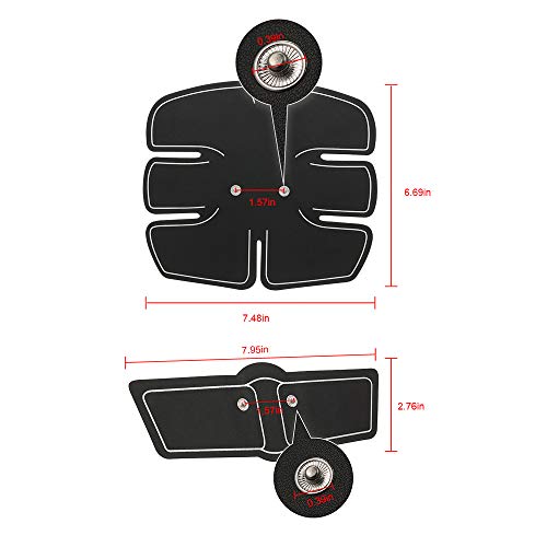 Slimming Pad, Andoer Adesivos de emagrecimento ABS EMS Muslce Abdominal Patch Dispositivo Combinação