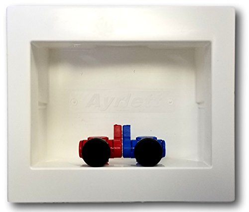 Ayrlett Rb083 Wash Box, 5.00 X 8.00 X 8.00 Inches, Red/Blue #TOP3