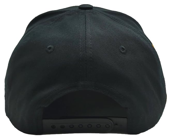 Gorra Snapback Negra Oro Visera All Bill Bridge miniatura 6