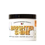 Brighter Shine - 60 Uses, Natural Lemon Dishwasher Additive & Citric Acid Cleaner, Hard Water Spots Remover