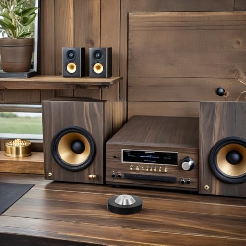 Almohadillas de audio UPKOCH en material resistente para proteger tocadiscos 5