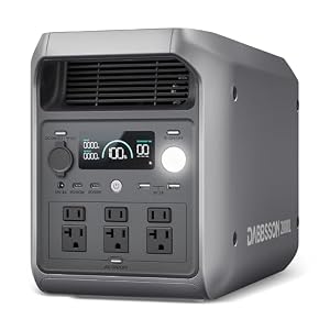 DABBSSON Portable Power Station 2000L, 2048Wh Semi-Solid LiFePO4 Battery, 2...