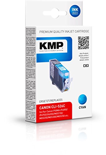 Preisvergleich Produktbild KMP Tintenkartusche für Canon PIXMA MG5150 , C83, cyan