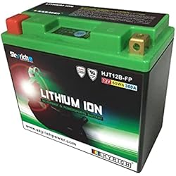 SKYRICH - Batterie Moto 12V Lithium Ion LT12B-BS Sans Entretien - Dim.150 x 65 x 130mm