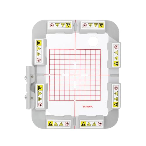 Image of Sew Tech Magnetic Embroidery Hoop for Brother SE700 SE725 SE600 SE625 SE630 SE400 SE425 PE550D PE540D PE545 PE535 PE525 PE500 NS1750D NS1850D M380D Babylock Embroidery Machines (4 inchx4 inch, SA432MK)