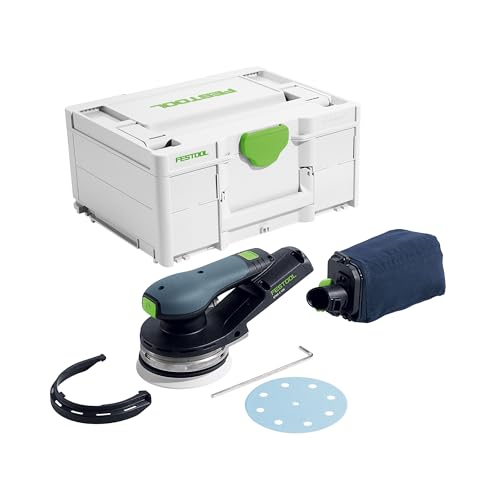 Festool Akku-Exzenterschleifer ETSC 2 125-Basic mit StickFix Schleifteller D:125mm W-HT (weich-HT) im Systainer SYS3 M 187