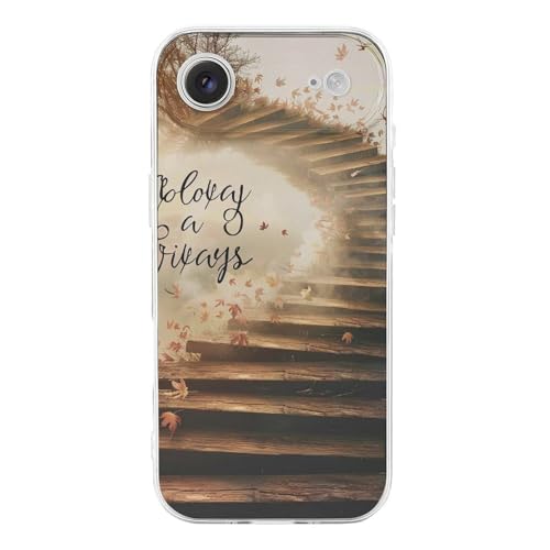 Inspirational Quotes iPhone 17 Case with Shockproof TPU