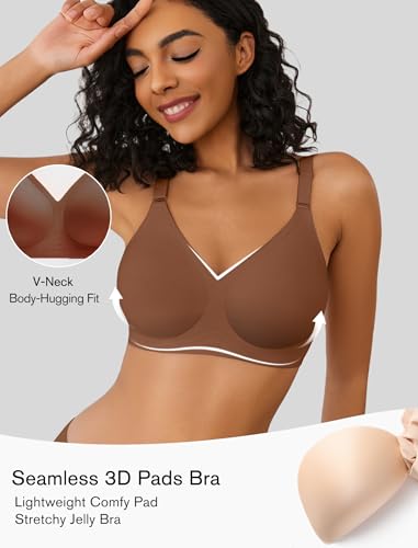Image of Avidlove Wireless Bras for Women Push Up No Underwire Bra Full Coverage Seamless Bralettes Support Comfortable Everyday Bra