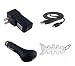 Accessories Bundle for Sony E Series (NWZ-E383, NWZ-E384 and NWZ-E385) Walkman® Video MP3 Player (Charger, Black)